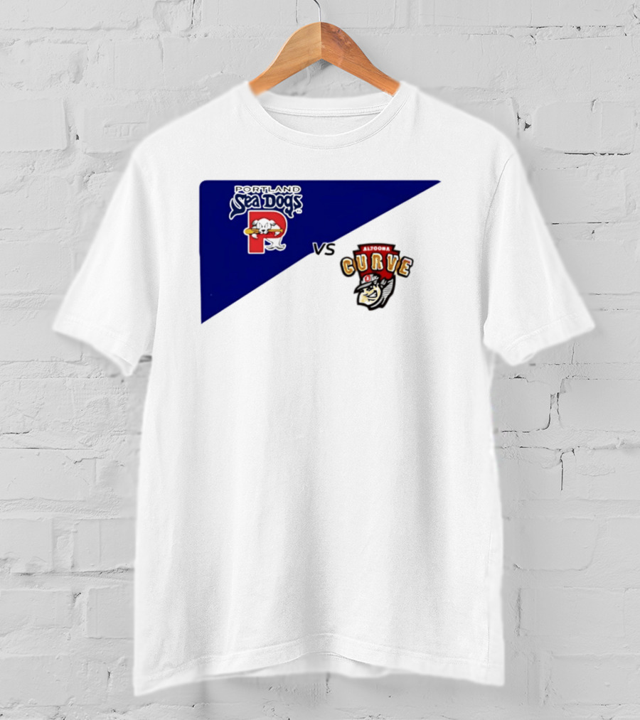 Portland Sea Dogs Altoona Curve Baseball Matchup 2026 T-Shirt