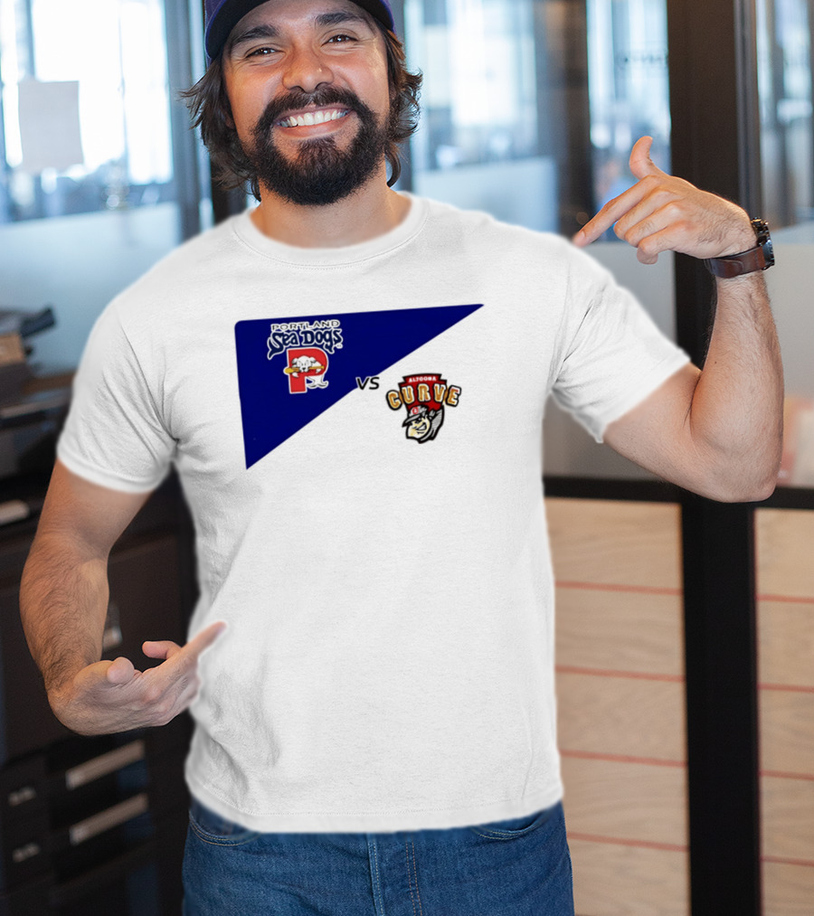 Portland Sea Dogs Altoona Curve Baseball Matchup 2026 T-Shirt