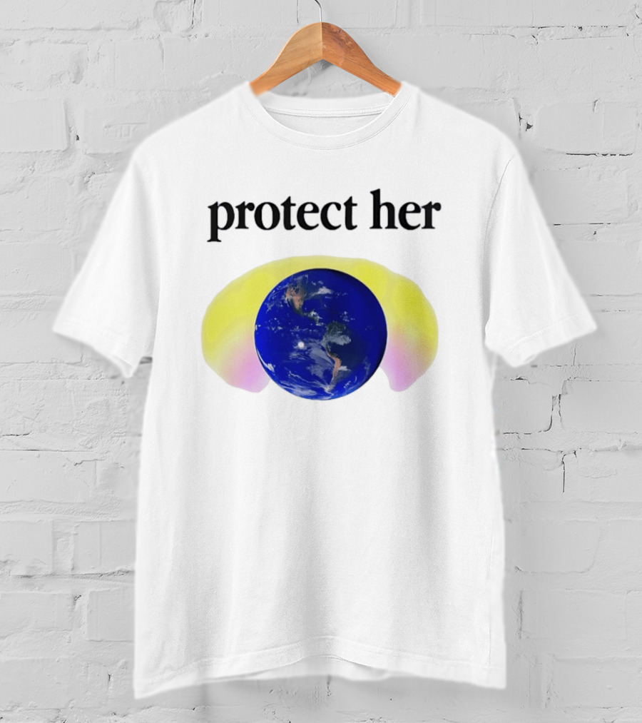 Protect Her Earth Environmental Awareness Planet Guardians T-Shirt