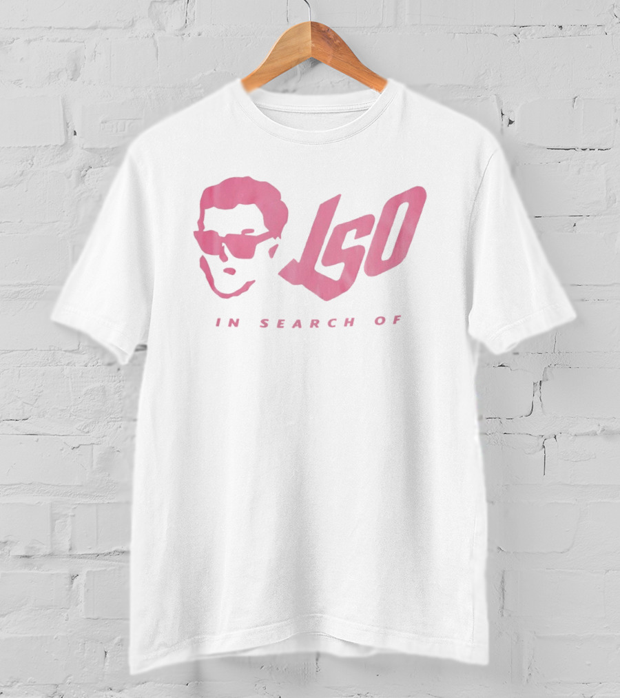ISO In Search Of Stylized Sunglasses Portrait In Pink T-Shirt