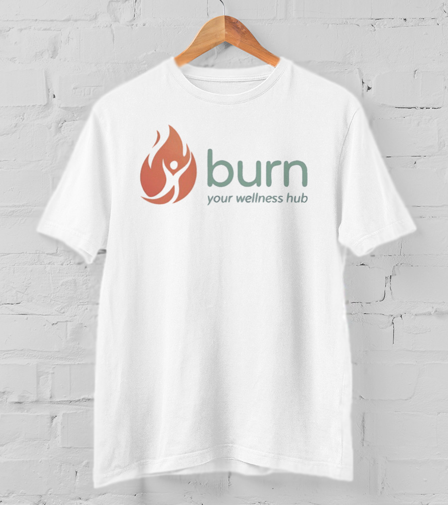 Burn Your Wellness Hub Flame T-Shirt