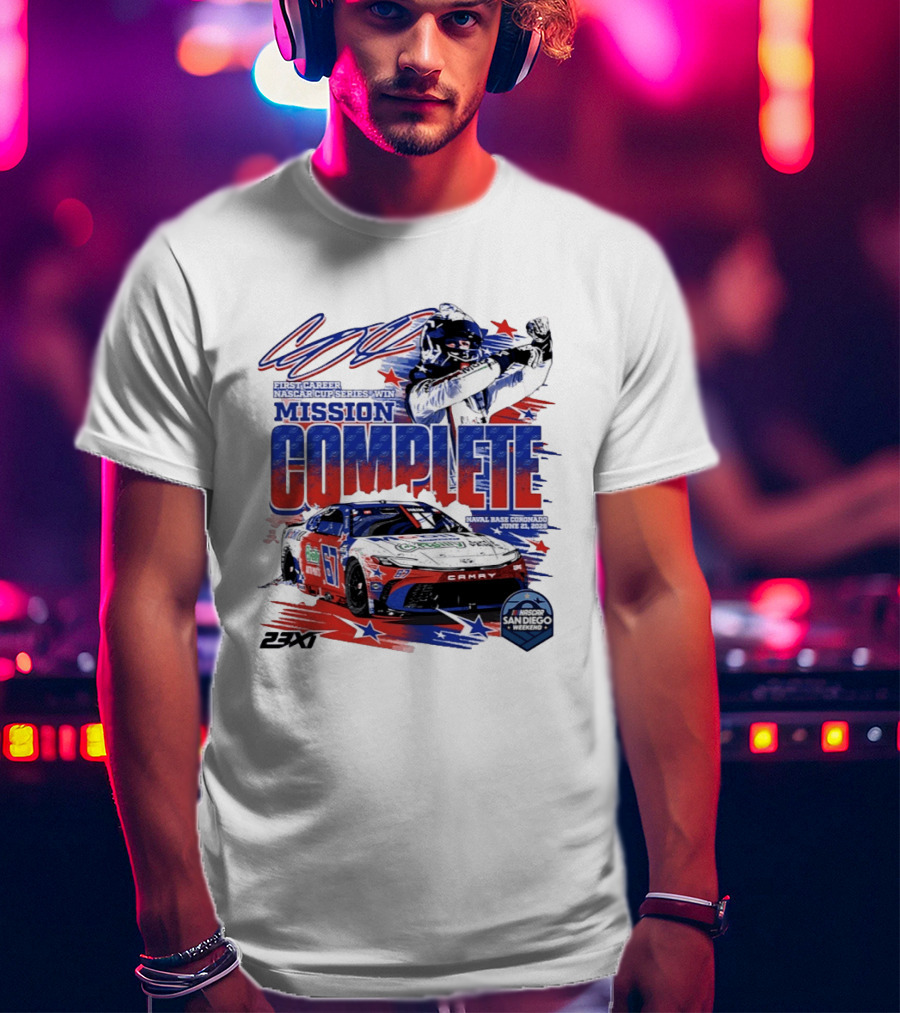 NASCAR San Diego 2023 First Career Cup Series Win Mission Complete T-Shirt