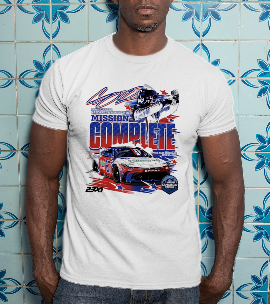 NASCAR San Diego 2023 First Career Cup Series Win Mission Complete T-Shirt
