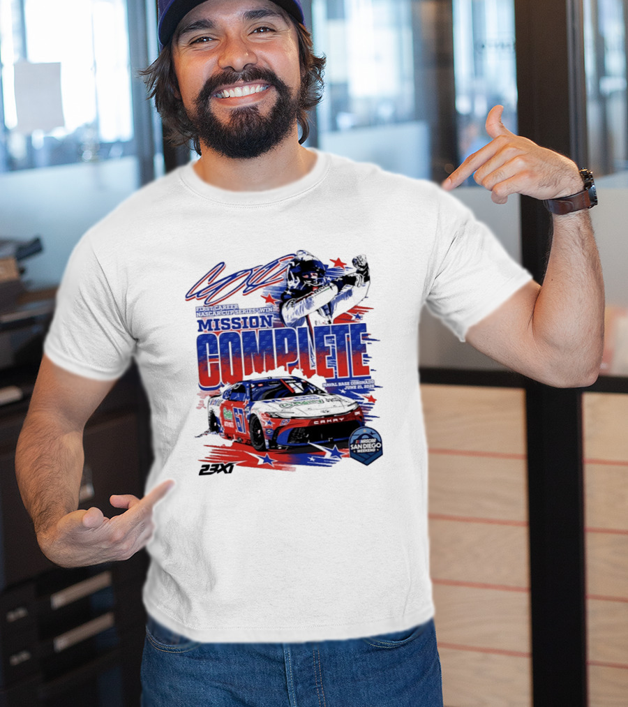 NASCAR San Diego 2023 First Career Cup Series Win Mission Complete T-Shirt