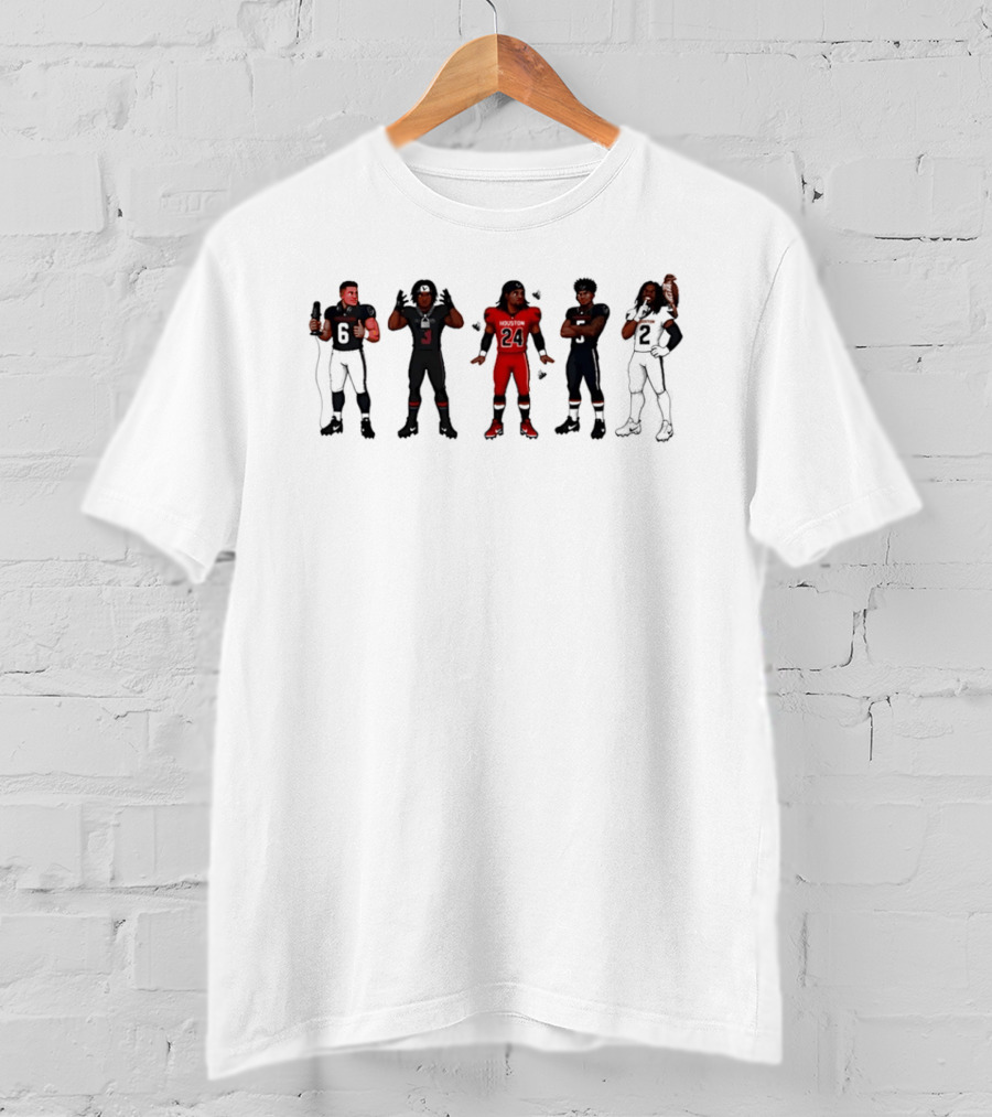 SoS Shutdown Secondary Houston Texans 8 Bit Games T-Shirt