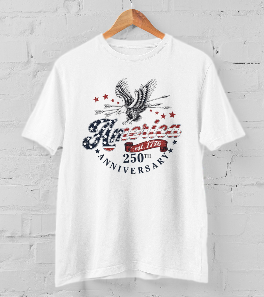 Eagle America 250th Anniversary Est 1776 T-Shirt