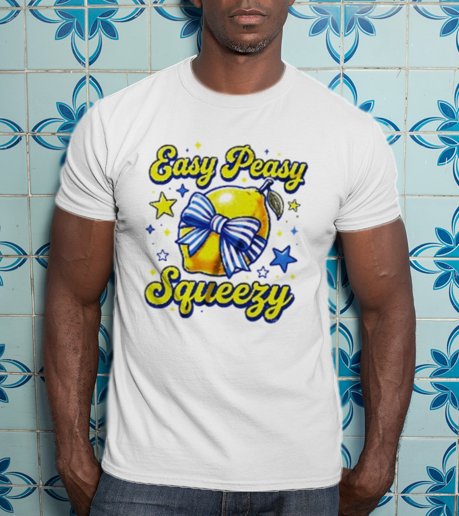 Easy Peasy Lemon Squeezy Bow Star T-Shirt