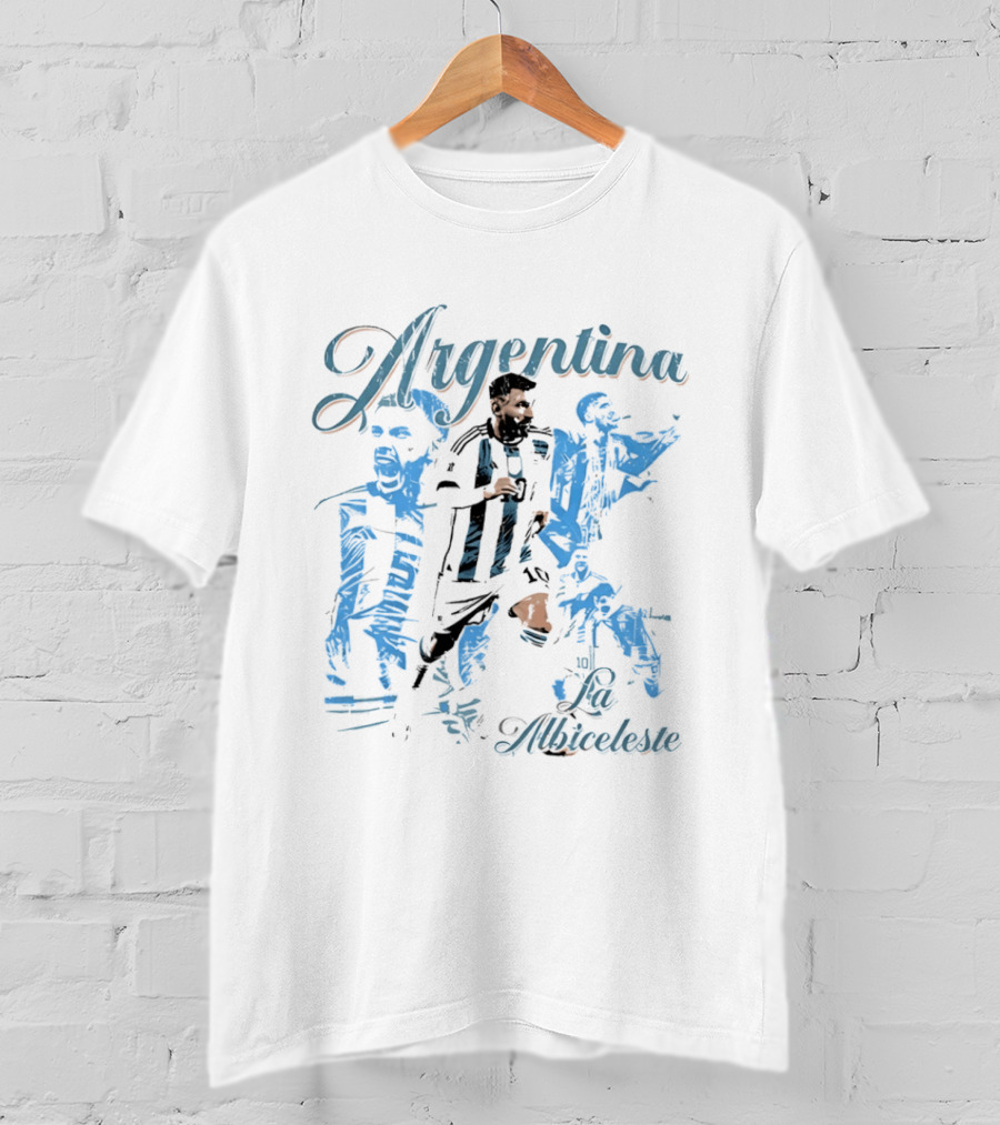 Argentina Lionel Messi Bootleg 10 T-Shirt