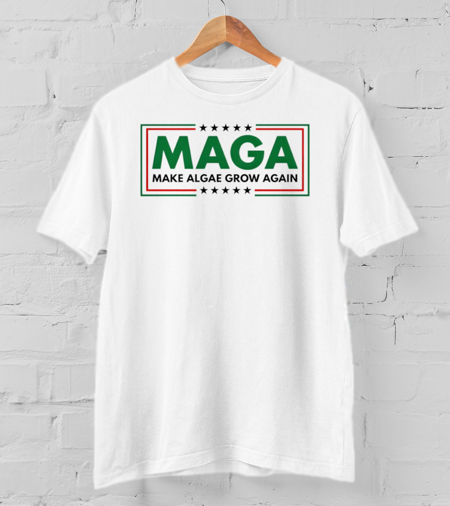 MAGA Make Algae Grow Again Stars Memorial Reflecting Pool America 2026 T-Shirt