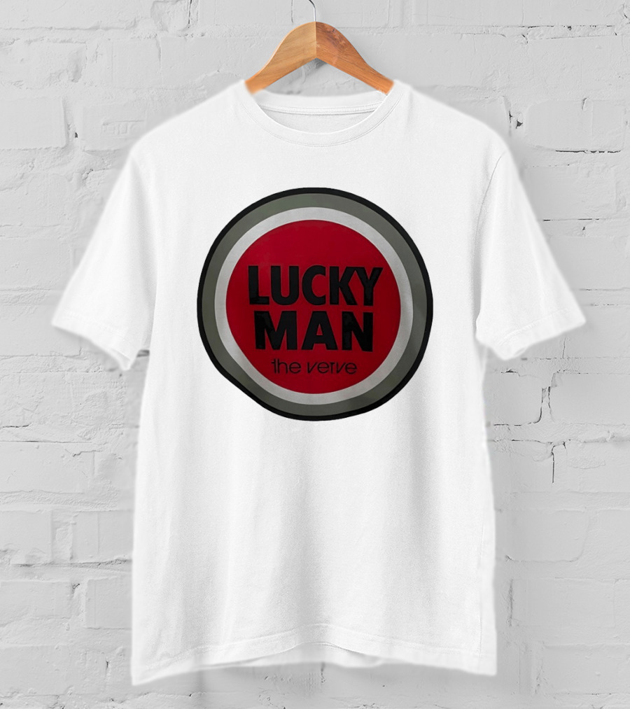 The Verve Lucky Man Red Circle T-Shirt