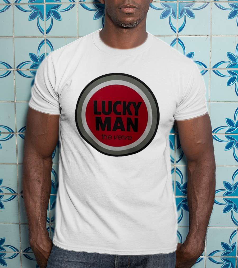 The Verve Lucky Man Red Circle T-Shirt