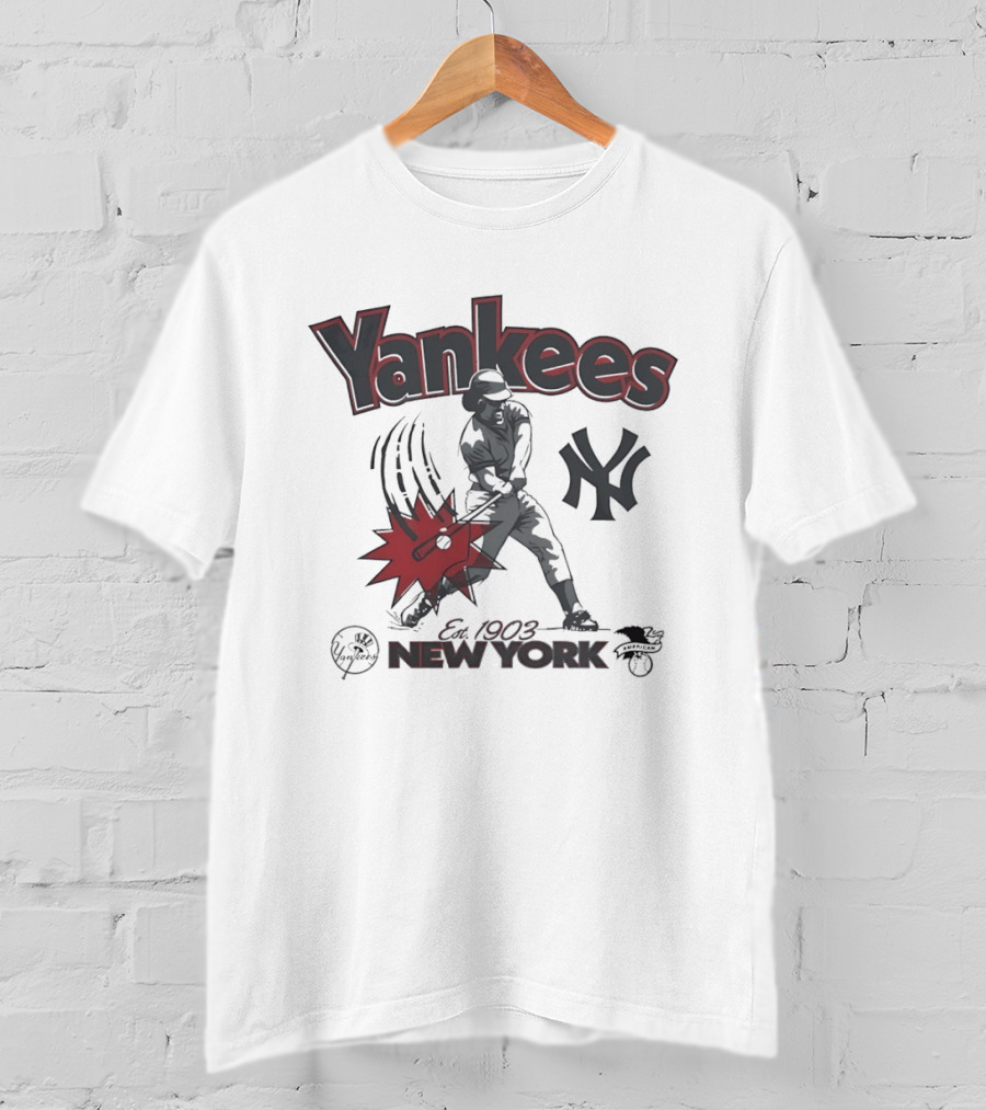 Yankees Est 1903 New York MLB Vintage Baseball Player T-Shirt