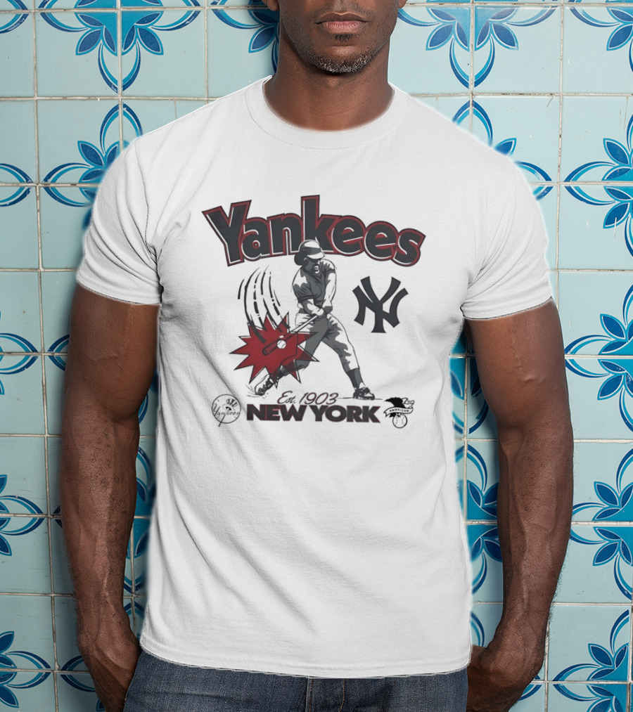 Yankees Est 1903 New York MLB Vintage Baseball Player T-Shirt