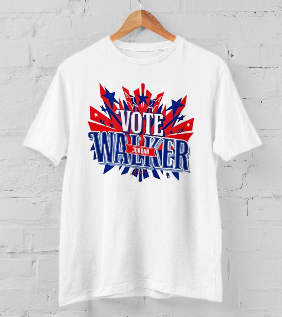 Vote Jordan Walker St Louis Cardinals MLB Stars And Stripes T-Shirt