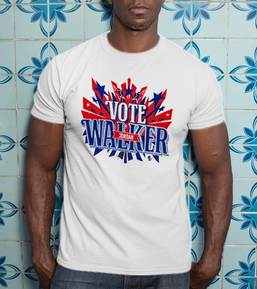 Vote Jordan Walker St Louis Cardinals MLB Stars And Stripes T-Shirt