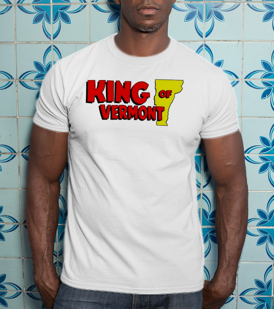 KING OF VERMONT Map T-Shirt