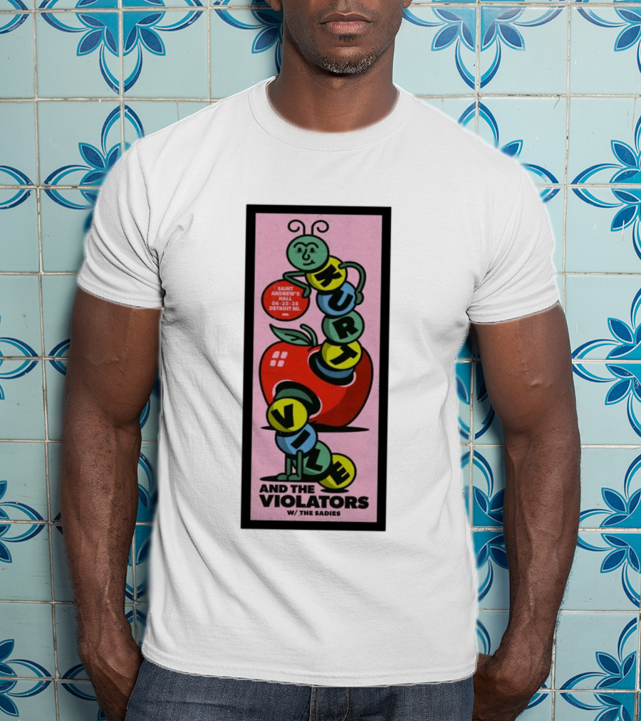 Kurt Vile And The Violators June 25 2026 Saint Andrew's Hall Detroit MI With The Sadies T-Shirt