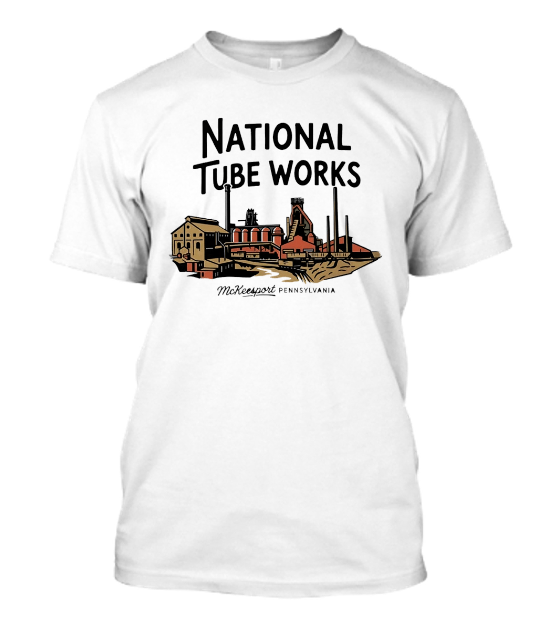 National Tube Works McKeesport Pennsylvania Industrial Heritage T-Shirt