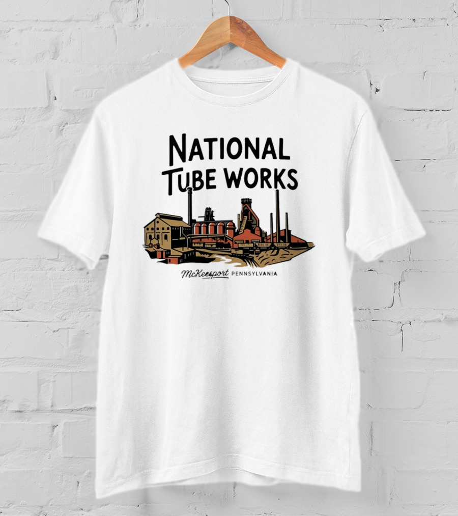 National Tube Works McKeesport Pennsylvania Industrial Heritage T-Shirt