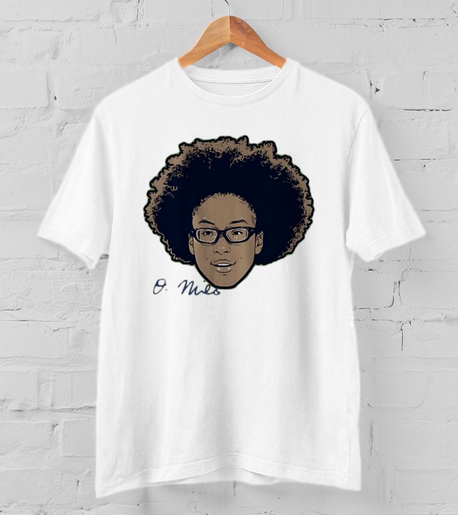 Olivia Miles Swag Afro Head WNBA Minnesota Lynx T-Shirt