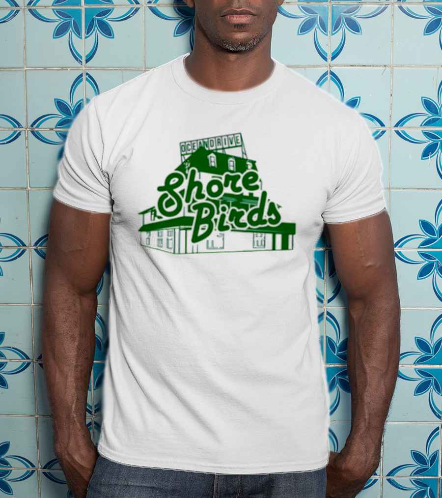 Jason Kelce Oceandrive Shore Birds Building T-Shirt