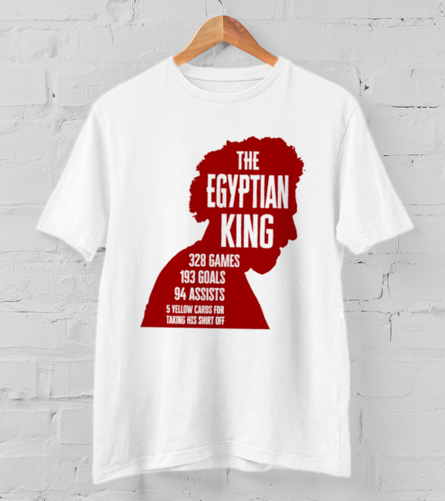 The Egyptian King Mohamed Salah 328 Games 159 Goals 94 Assists Liverpool FC Stats T-Shirt