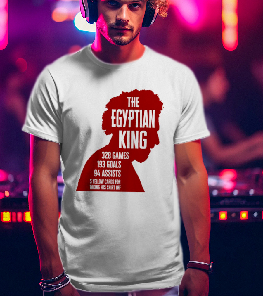 The Egyptian King Mohamed Salah 328 Games 159 Goals 94 Assists Liverpool FC Stats T-Shirt