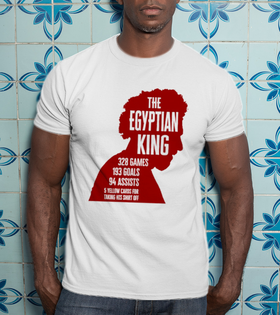 The Egyptian King Mohamed Salah 328 Games 159 Goals 94 Assists Liverpool FC Stats T-Shirt