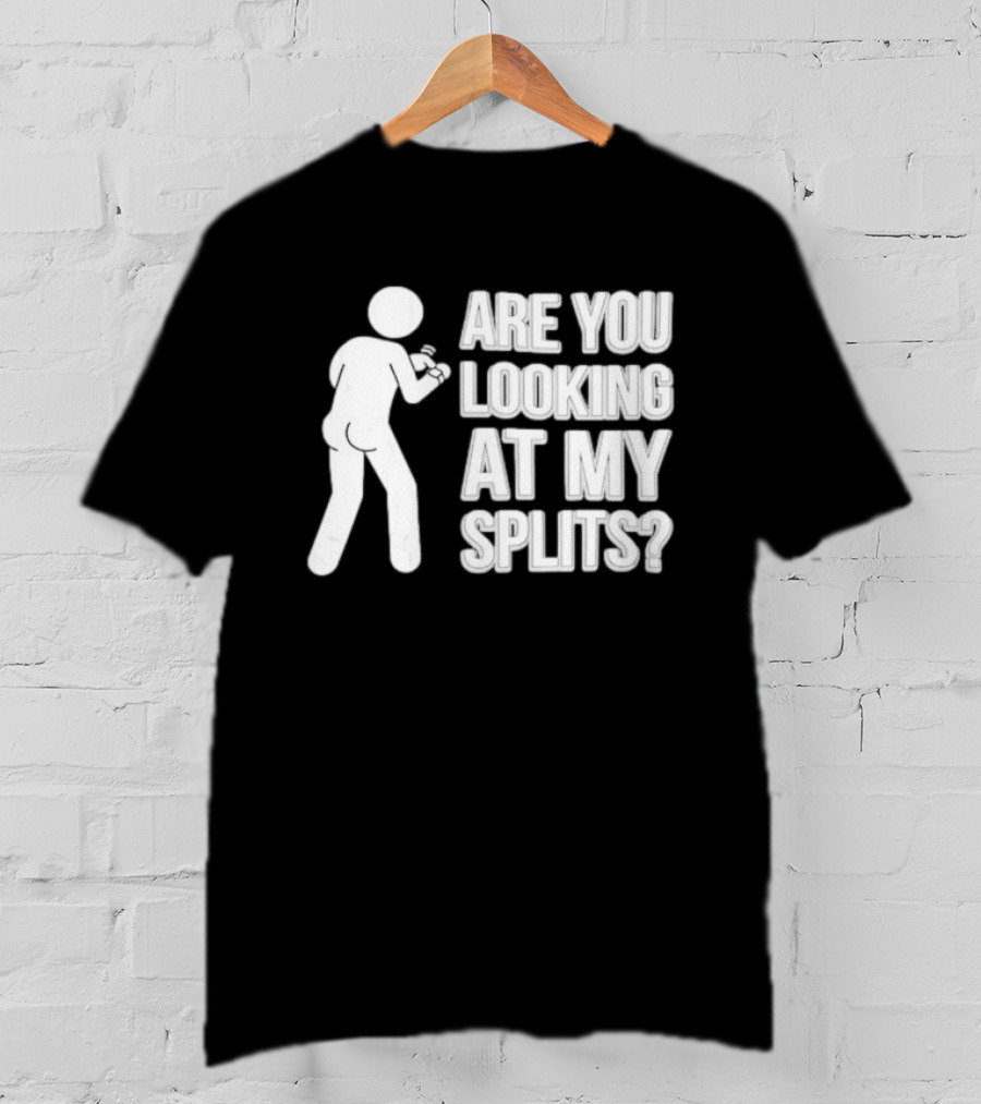 Running Marathon Are You Looking At My Splits T-Shirt