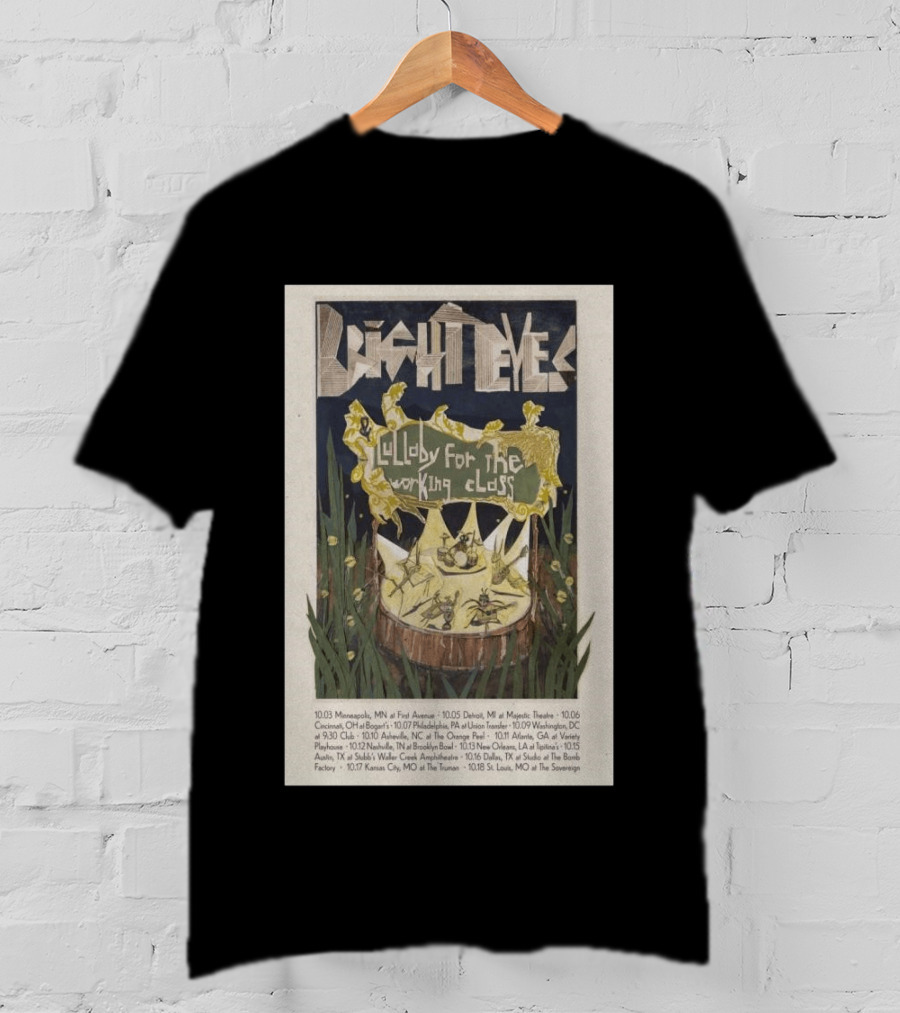 Bright Eyes Lullaby For The Working Class Tour 2026 Concert Dates T-Shirt