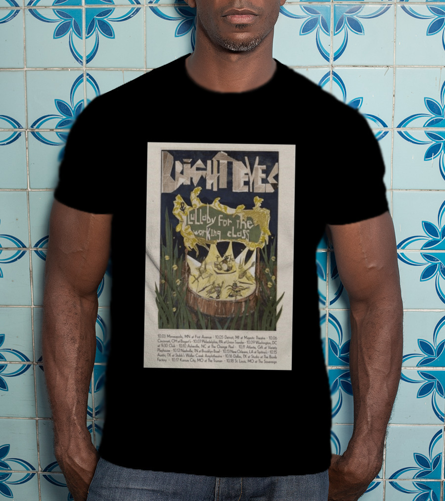 Bright Eyes Lullaby For The Working Class Tour 2026 Concert Dates T-Shirt