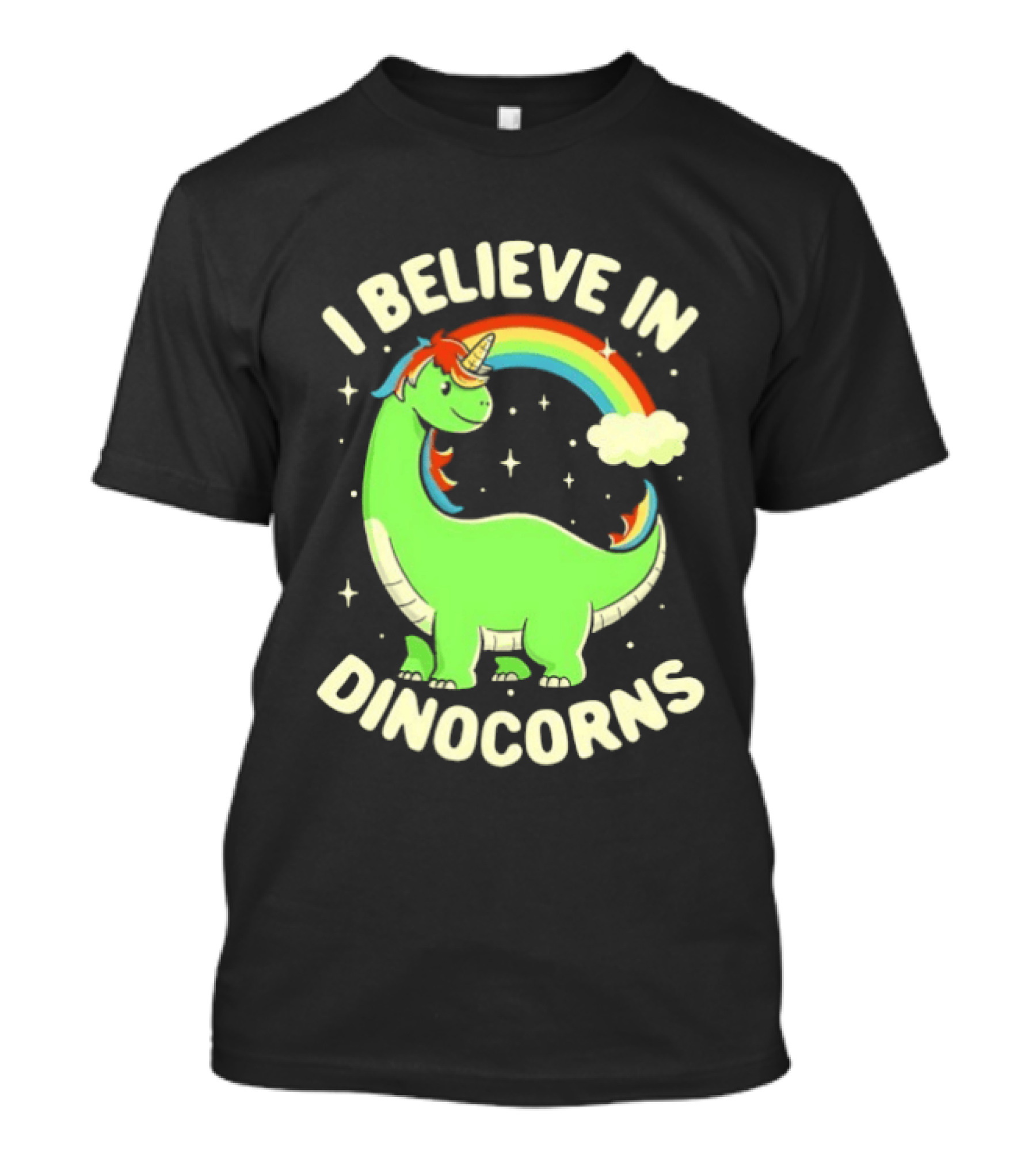 I Believe In Dinocorns Dinosaur Unicorn Rainbow Magic T-Shirt