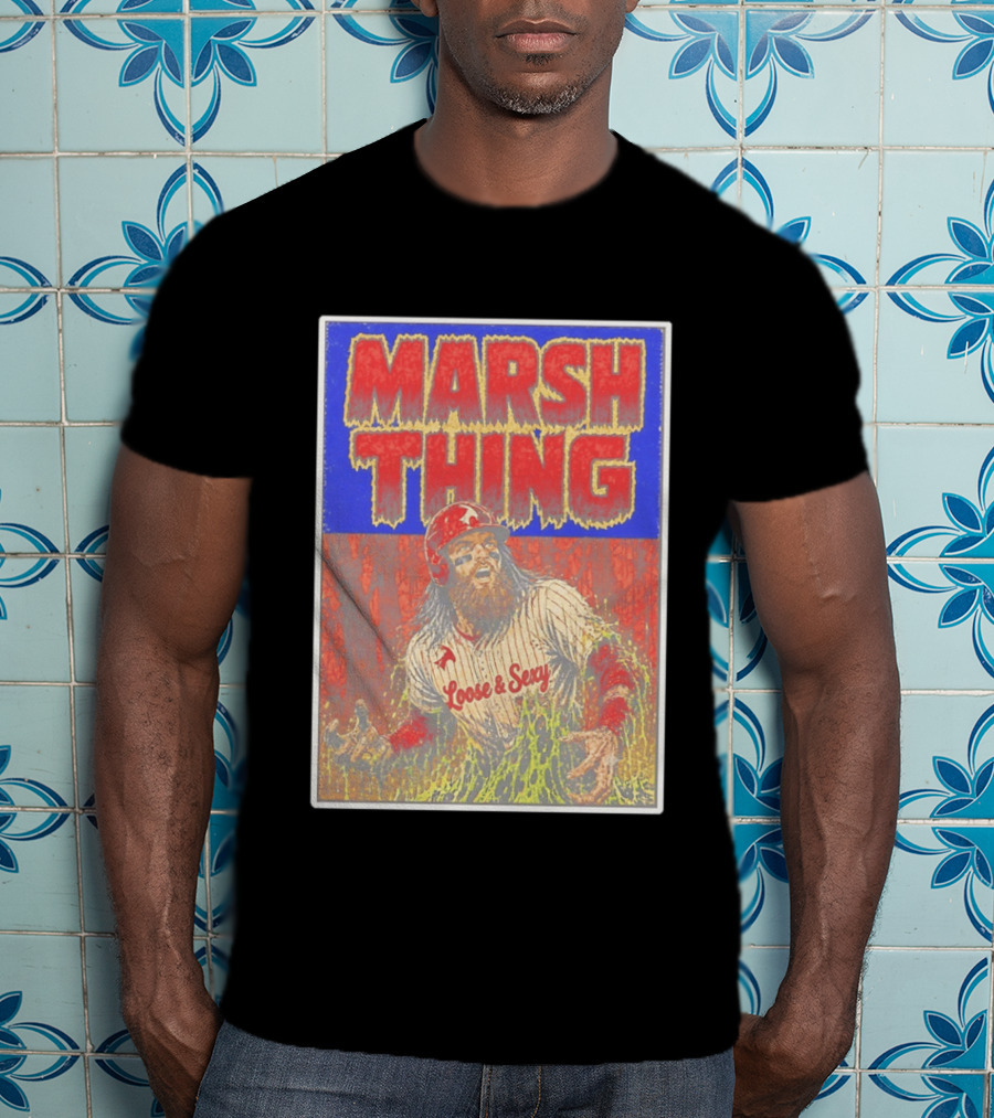 Marsh Thing Brandon Marsh Philadelphia Phillies Loose Sexy T-Shirt