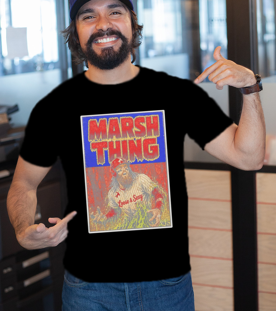 Marsh Thing Brandon Marsh Philadelphia Phillies Loose Sexy T-Shirt