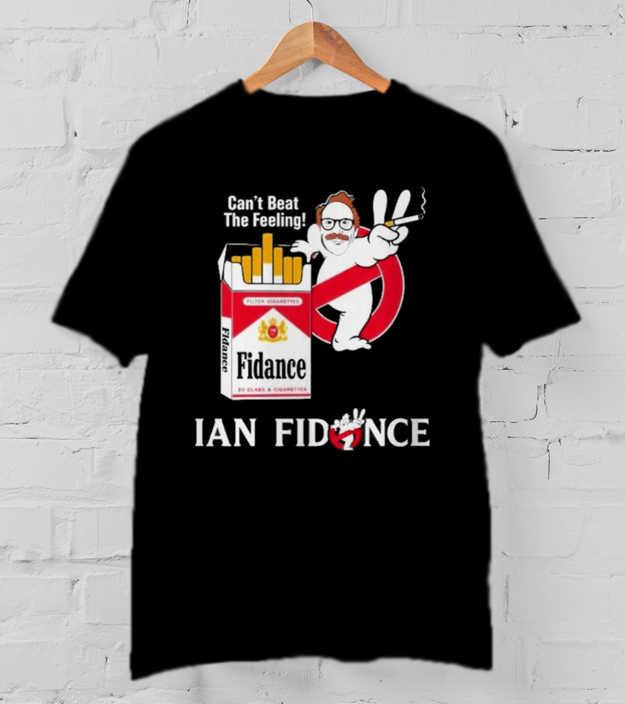 Ian Fidance Can't Beat The Feeling Ghostbusters Marlboro Cigarette T-Shirt
