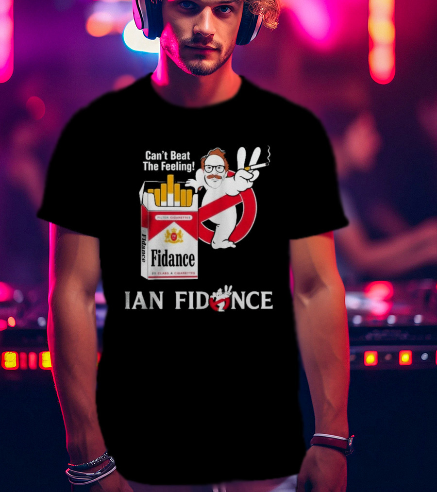 Ian Fidance Can't Beat The Feeling Ghostbusters Marlboro Cigarette T-Shirt
