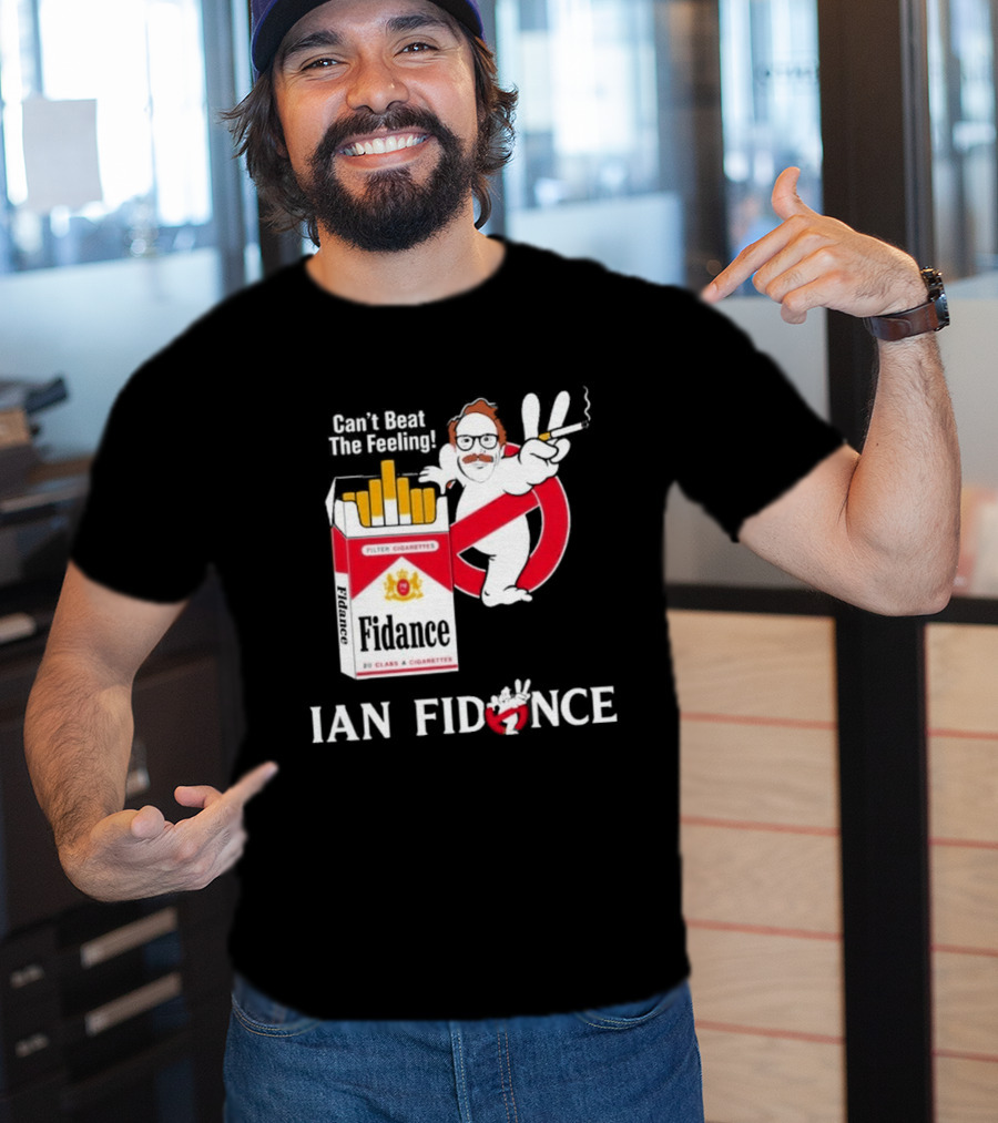 Ian Fidance Can't Beat The Feeling Ghostbusters Marlboro Cigarette T-Shirt