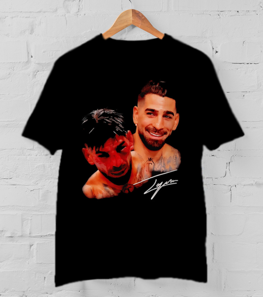 Ilia Topuria UFC Smiley Face And Bleeding Face Signature T-Shirt