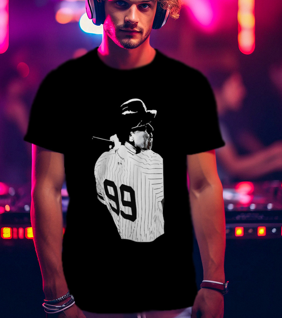 New York Yankees Aaron Judge 99 Pinstripes T-Shirt