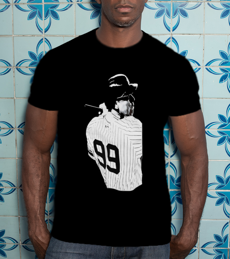 New York Yankees Aaron Judge 99 Pinstripes T-Shirt