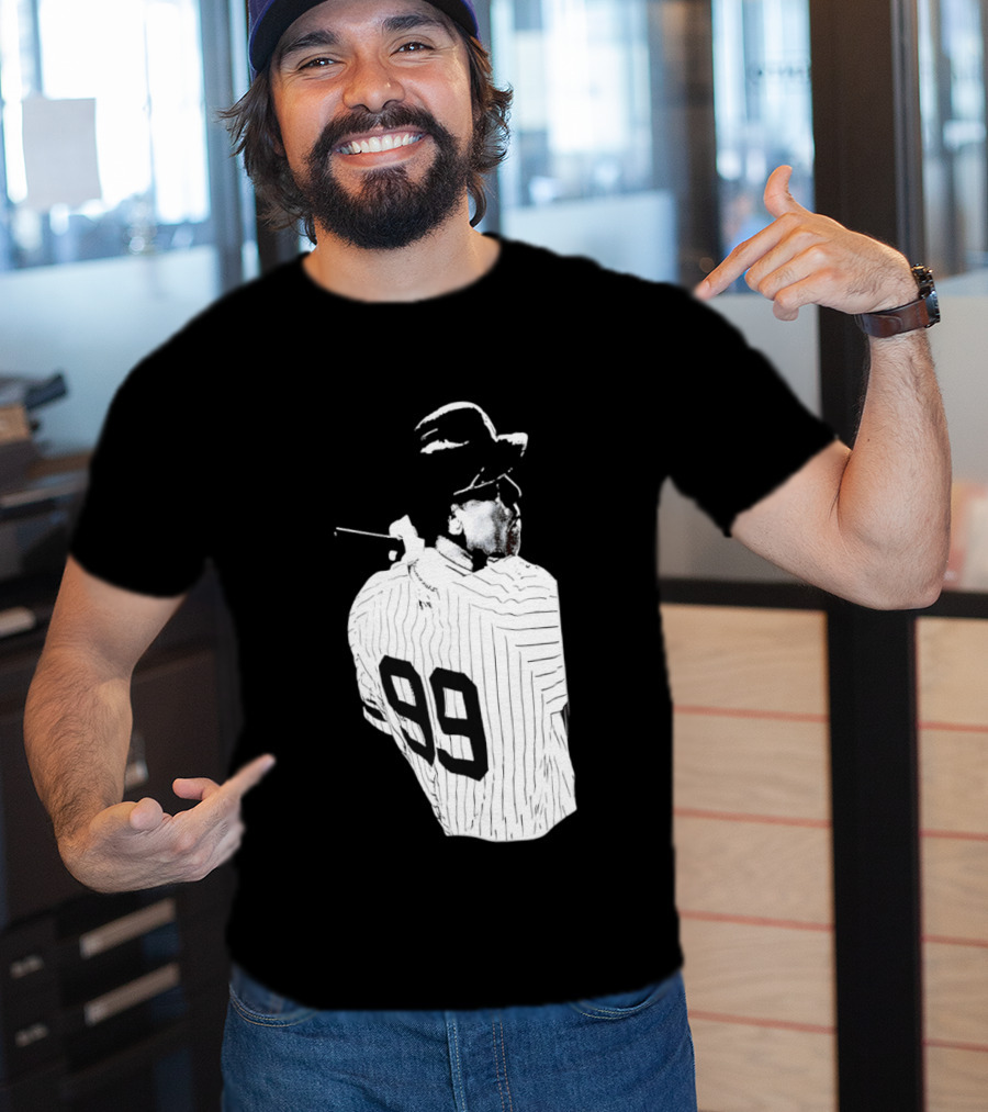 New York Yankees Aaron Judge 99 Pinstripes T-Shirt