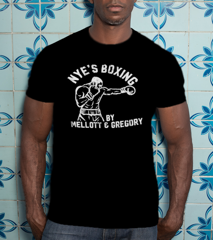 Nye's Boxing Mellott Gregory Fighter Punching T-Shirt