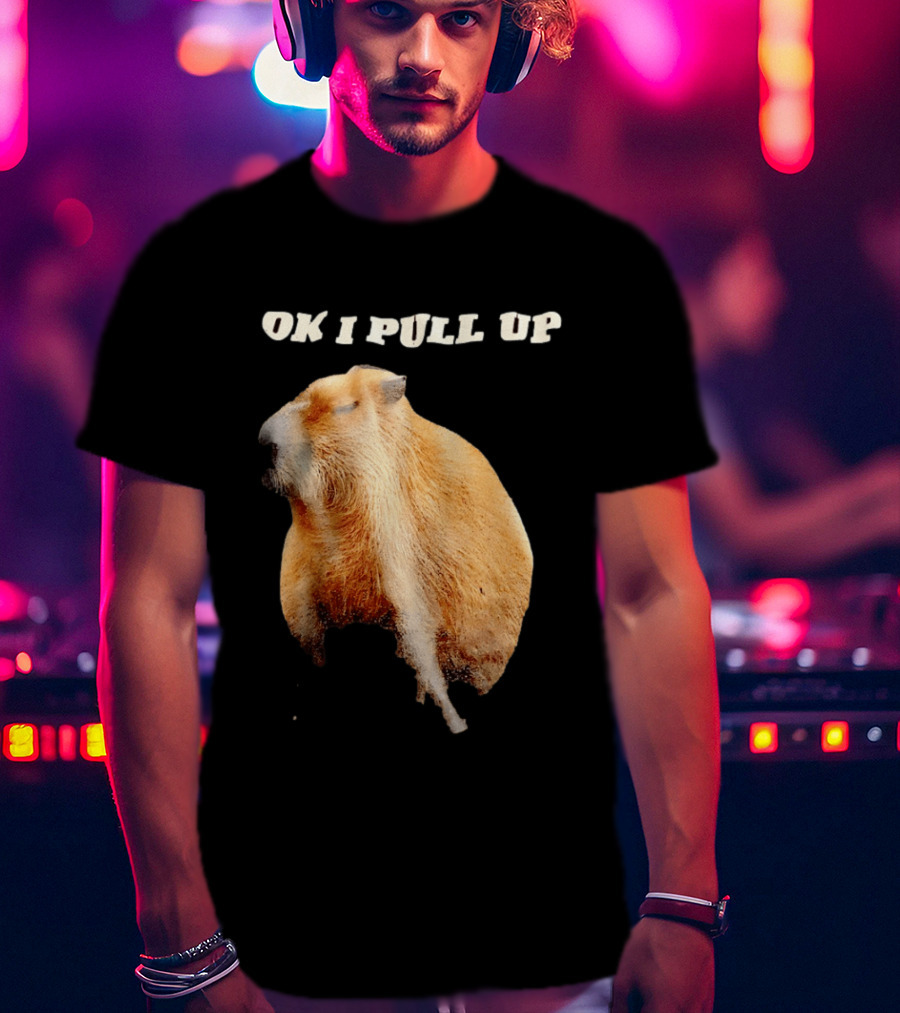 Ok I Pull Up Capybara Meme T-Shirt