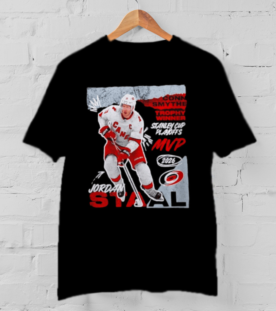 Jordan Staal Carolina Hurricanes Conn Smythe Trophy Winner 2026 Stanley Cup Playoffs MVP 2021 T-Shirt