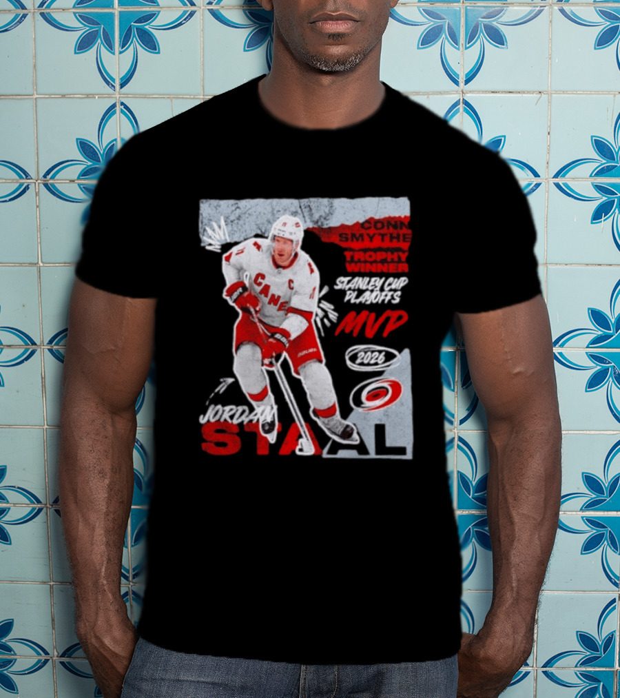 Jordan Staal Carolina Hurricanes Conn Smythe Trophy Winner 2026 Stanley Cup Playoffs MVP 2021 T-Shirt