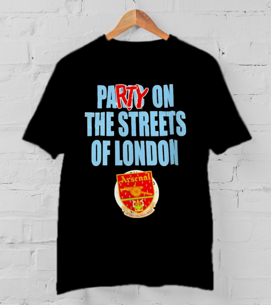 Arsenal Football Club Party On The Streets Of London T-Shirt