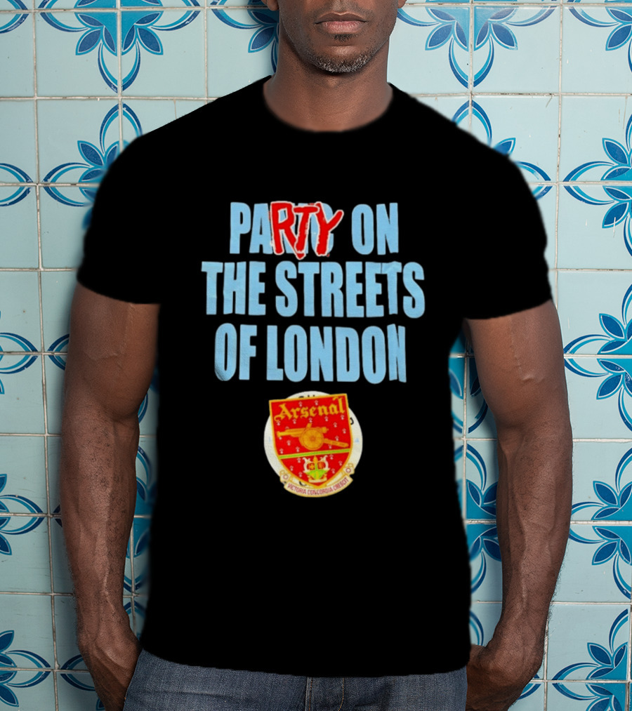 Arsenal Football Club Party On The Streets Of London T-Shirt