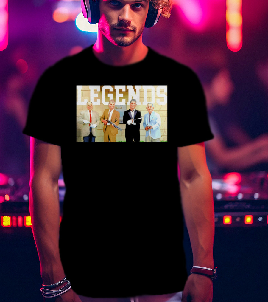 LEGENDS Ex Presidents Point Break Presidential Masks T-Shirt