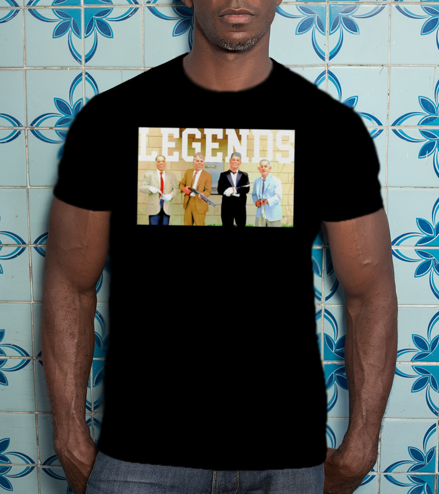 LEGENDS Ex Presidents Point Break Presidential Masks T-Shirt