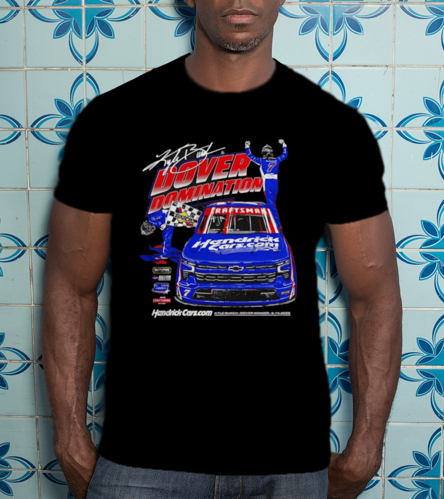Kyle Busch Dover Domination HendrickCars.com NASCAR Craftsman Sunoco Racing T-Shirt